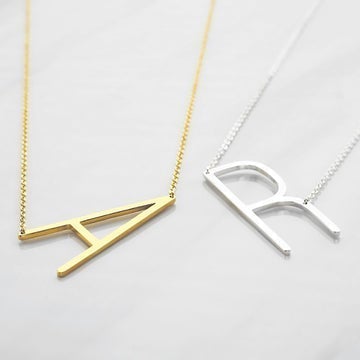 Large Letter Necklace