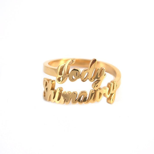 Two Name Ring